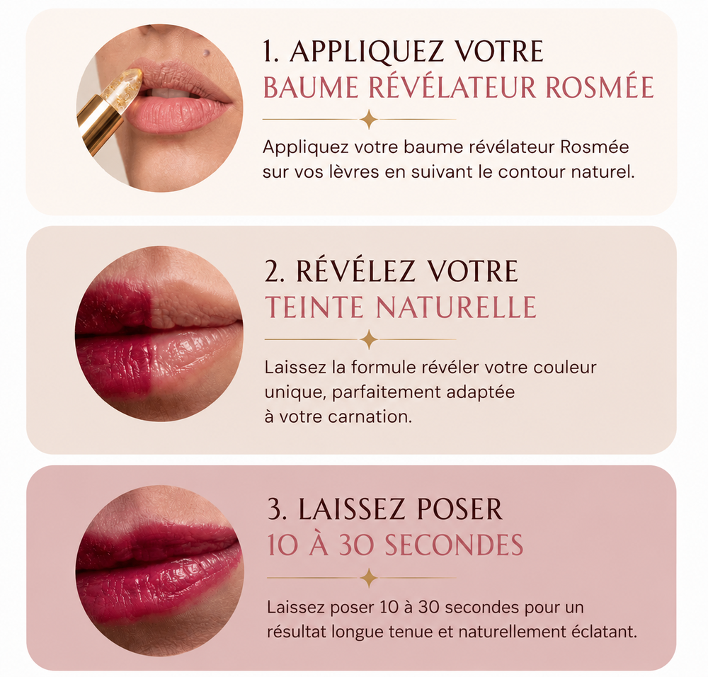 Baume à lèvres révélateur