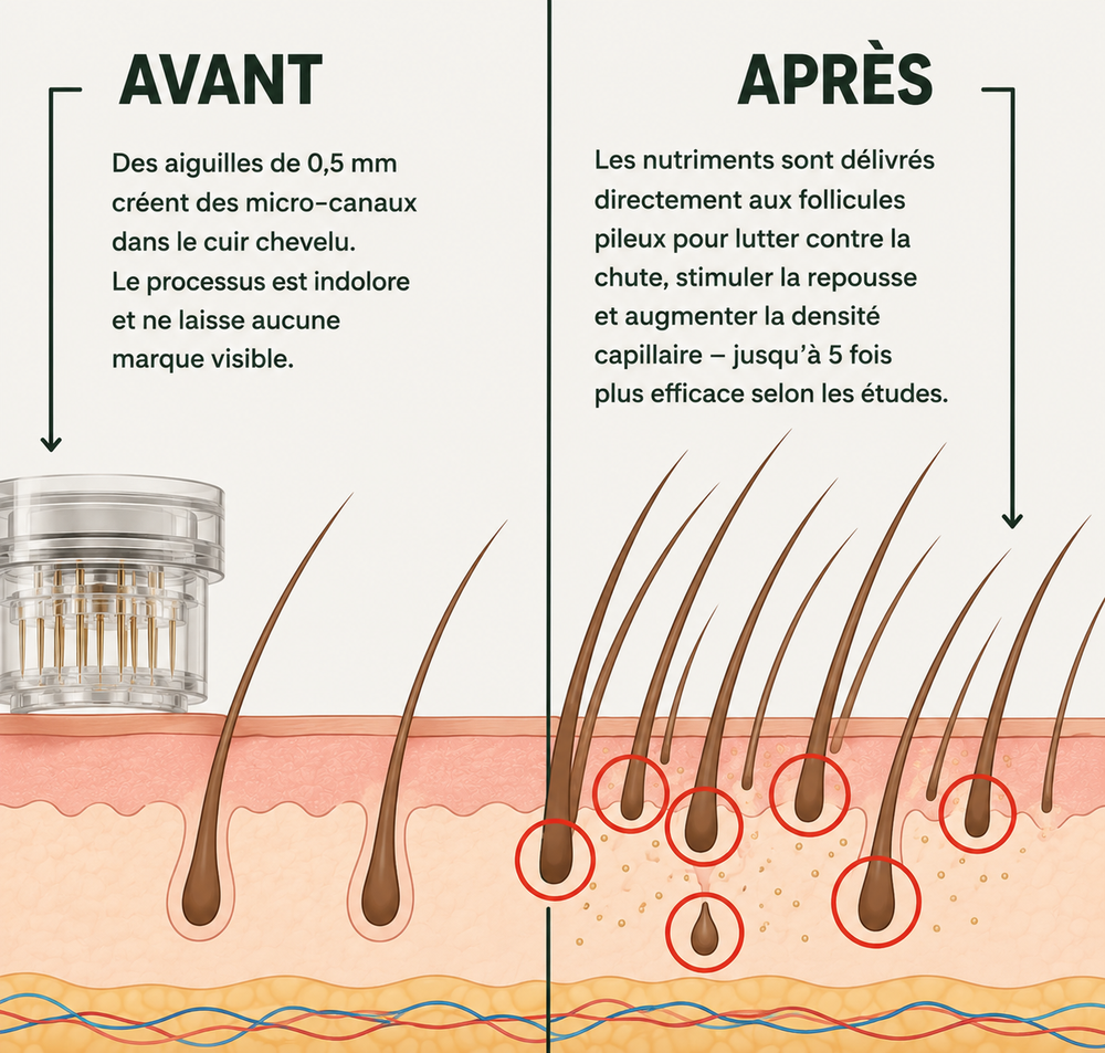Sérum densifiant au Romarin par micro-infusion